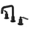 Kingston Brass Widespread Bathroom Faucet with Push PopUp, Matte Black KS1410KL - alternate 1